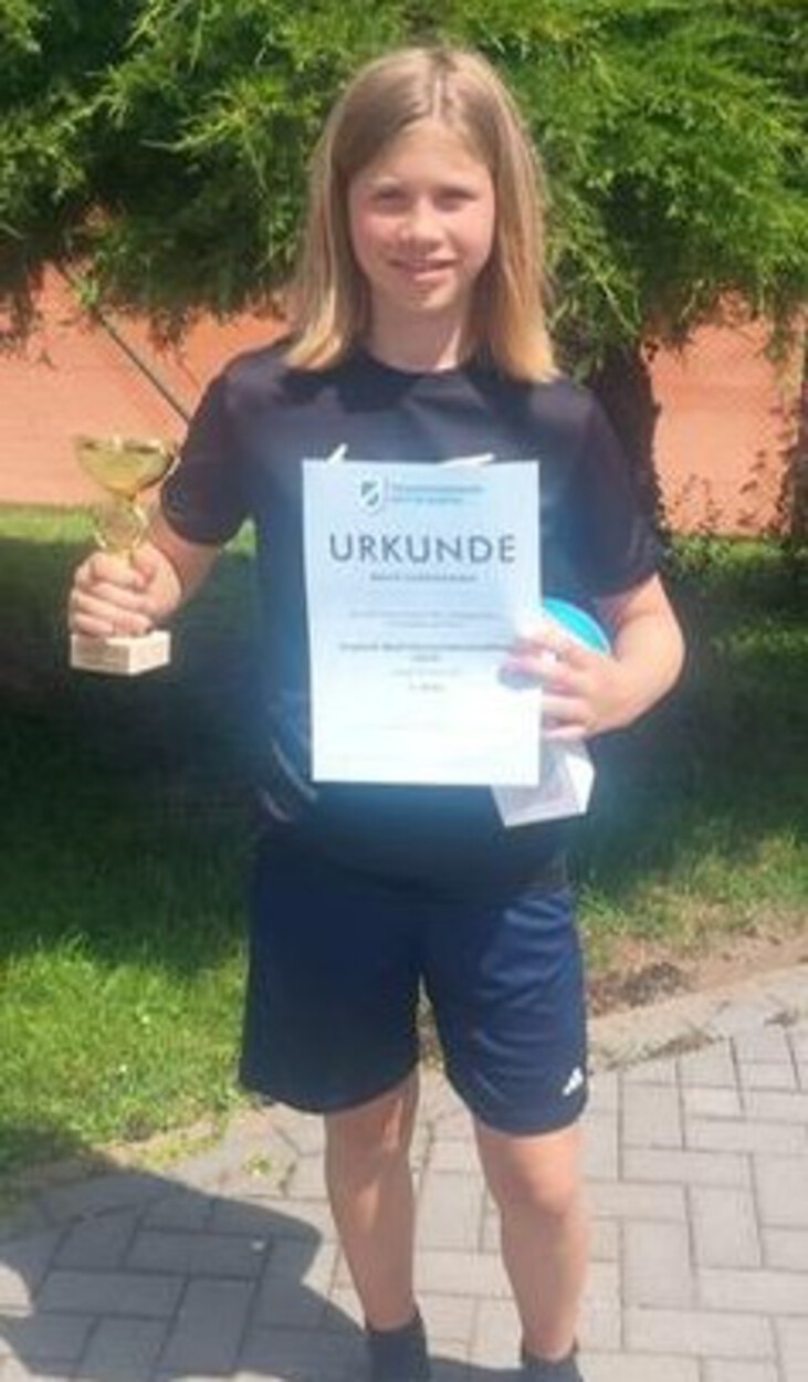 Marta Mautes neue Bezirksmeisterin bei den Juniorinnen U14!